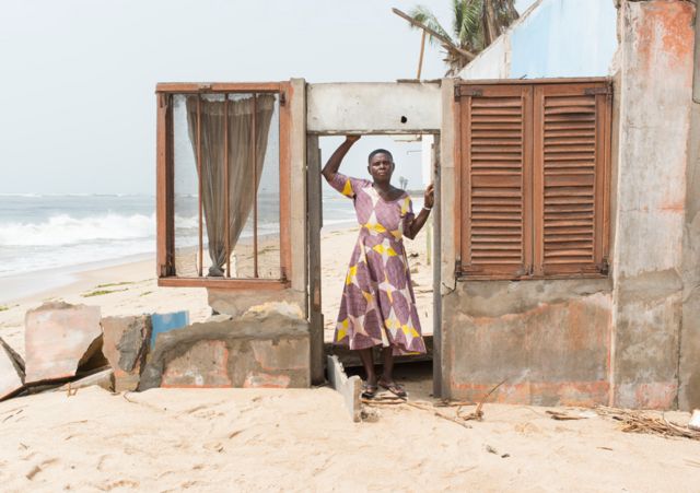 A resident of Fuvemeh, Ghana.