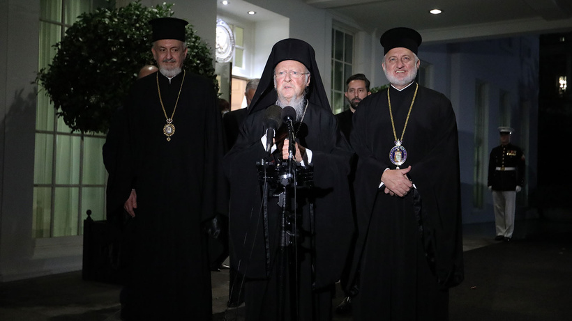 Biden, Fener Rum Patriği ile Beyaz Saray'da görüştü