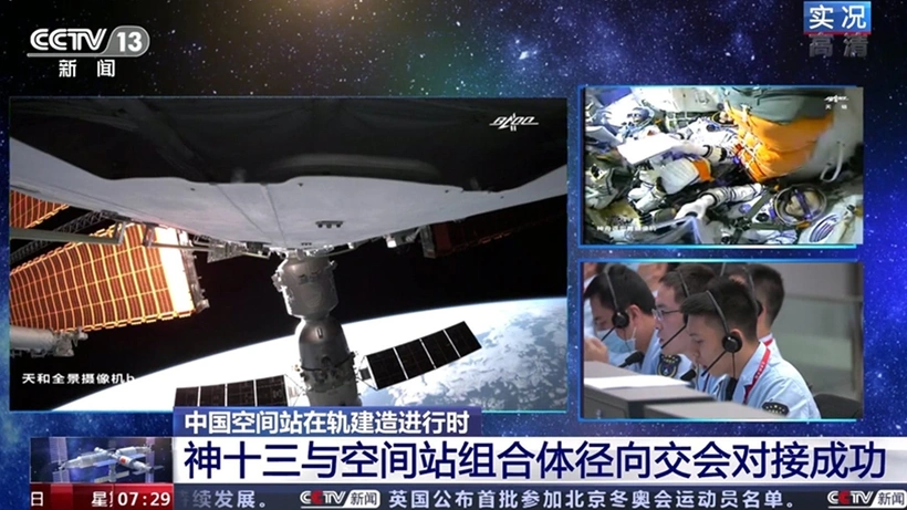 Çinli taykonotlar, uzay istasyonunda göreve başladı