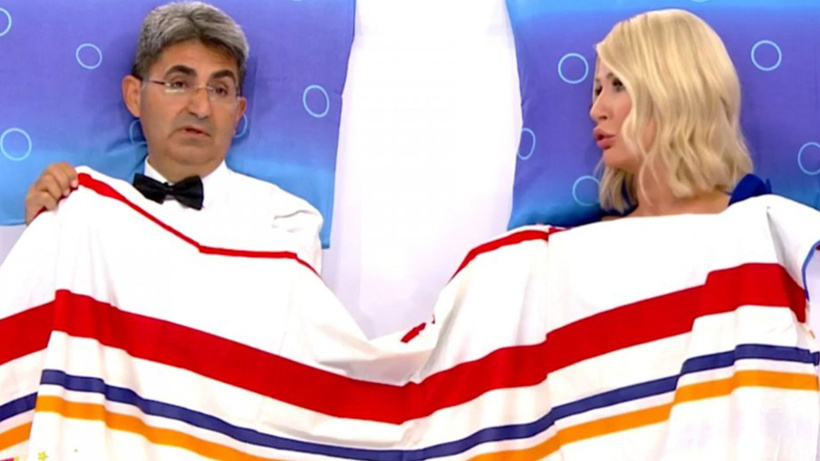 Sabah’ın Sultanı’nda ilginç anlar: Seda Sayan, uzman isimle yatağa girip rol yaptı