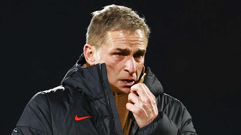 Stefan Kuntz, Letonya maçından sonra gözyaşlarına hakim olamadı