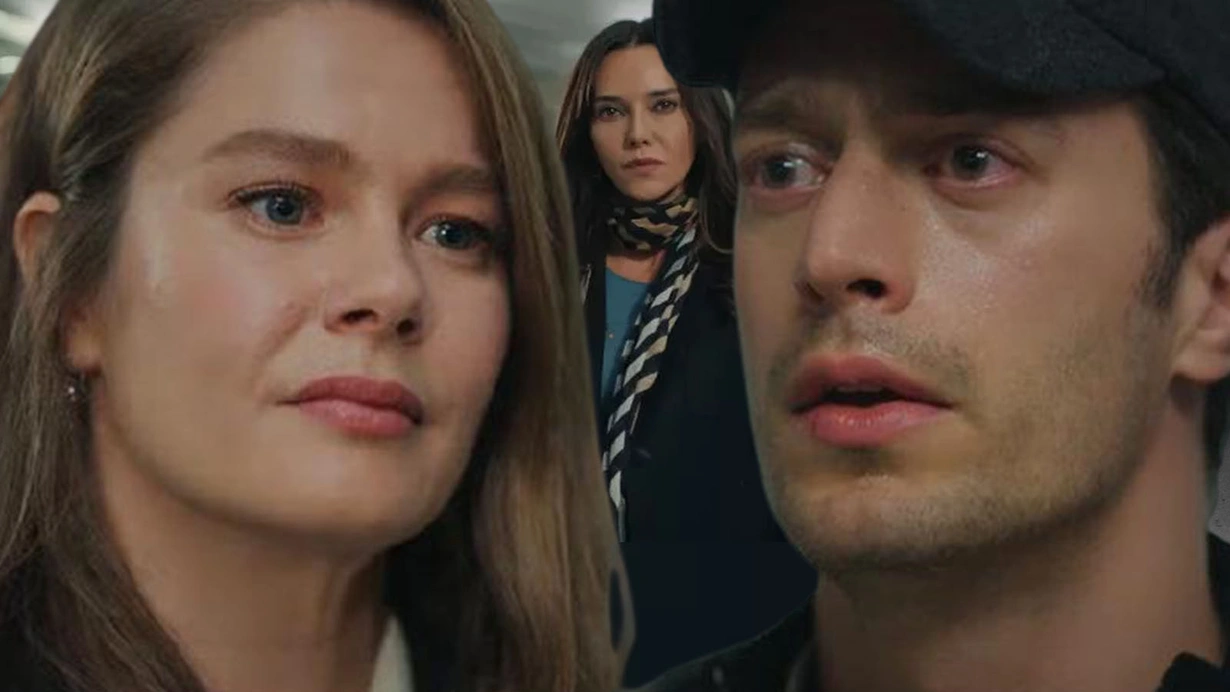 Camdaki Kız 19. son bölümde Nalan, Sedat ve Cana'yı havalimanında yakaladı!