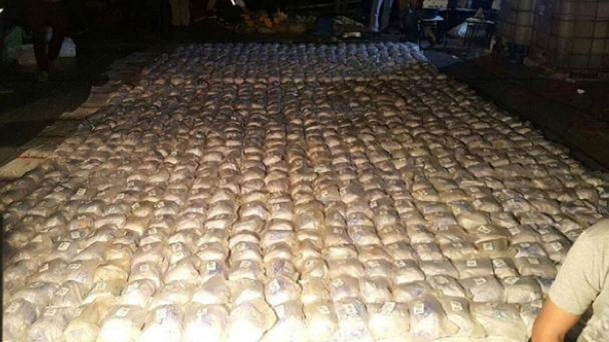 Kolombiya'da 10 tondan fazla kokain ele geçirildi