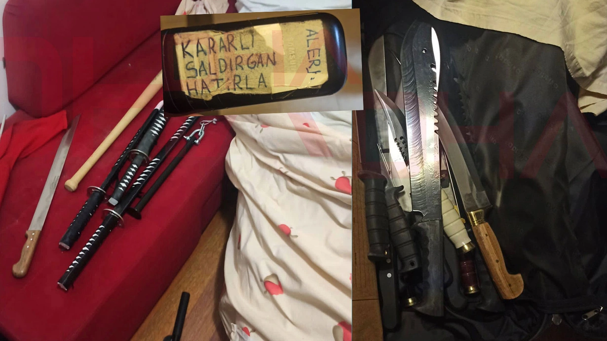 Samuray kılıçlı saldırganın evinden yeni fotoğraflar