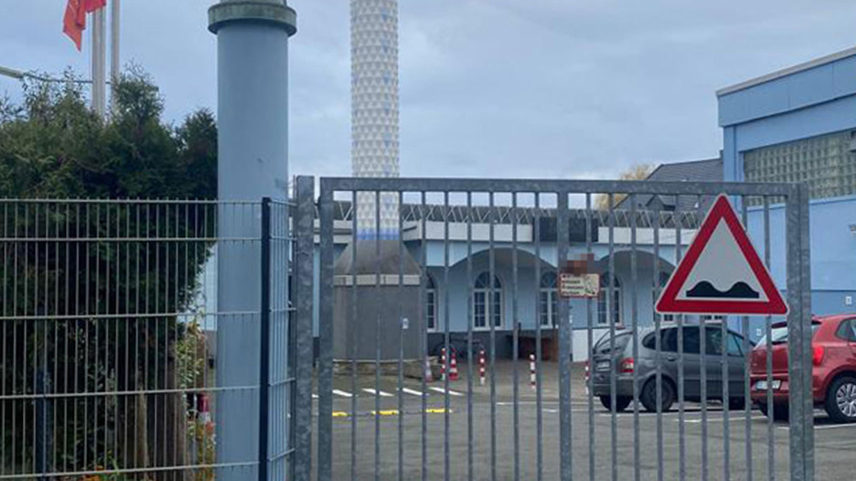 Almanya'da cami kapısına domuz başı asıldı