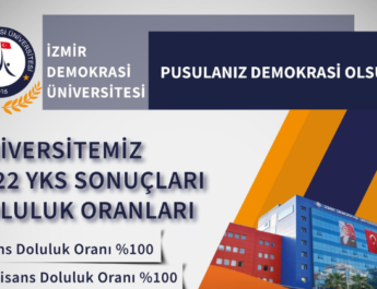 İzmir Demokrasi Üniversitesi Yüzde Yüz Doluluk Oranına Erişti