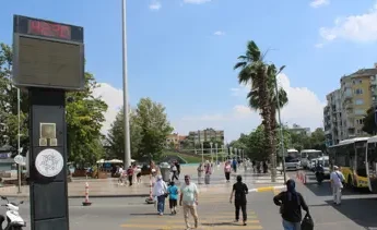 Sıcaklık aniden yükseldi, termometreler 42 dereceyi gösterdi
