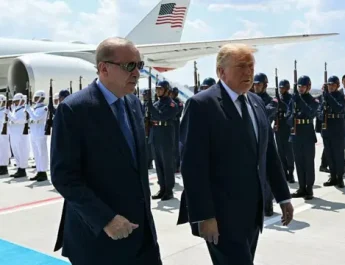 Beştepe’de Erdoğan – Trump zirvesi başladı.